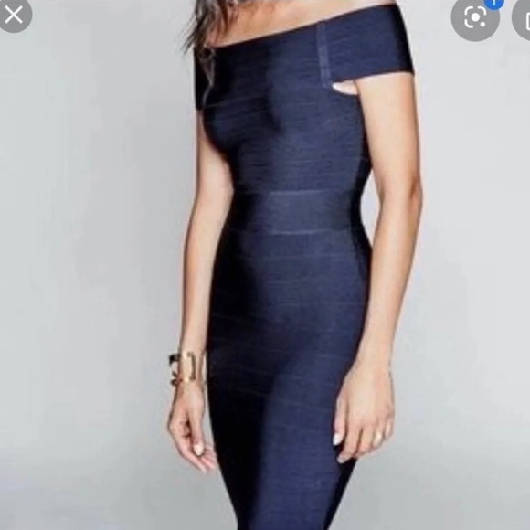 CLAUDIE BANDAGE DRESS - Picture 2 of 6